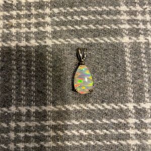 Tear Drop Opal Pendant
